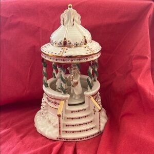 Lenox Mistletoe Park series musical Gazebo bandstand.